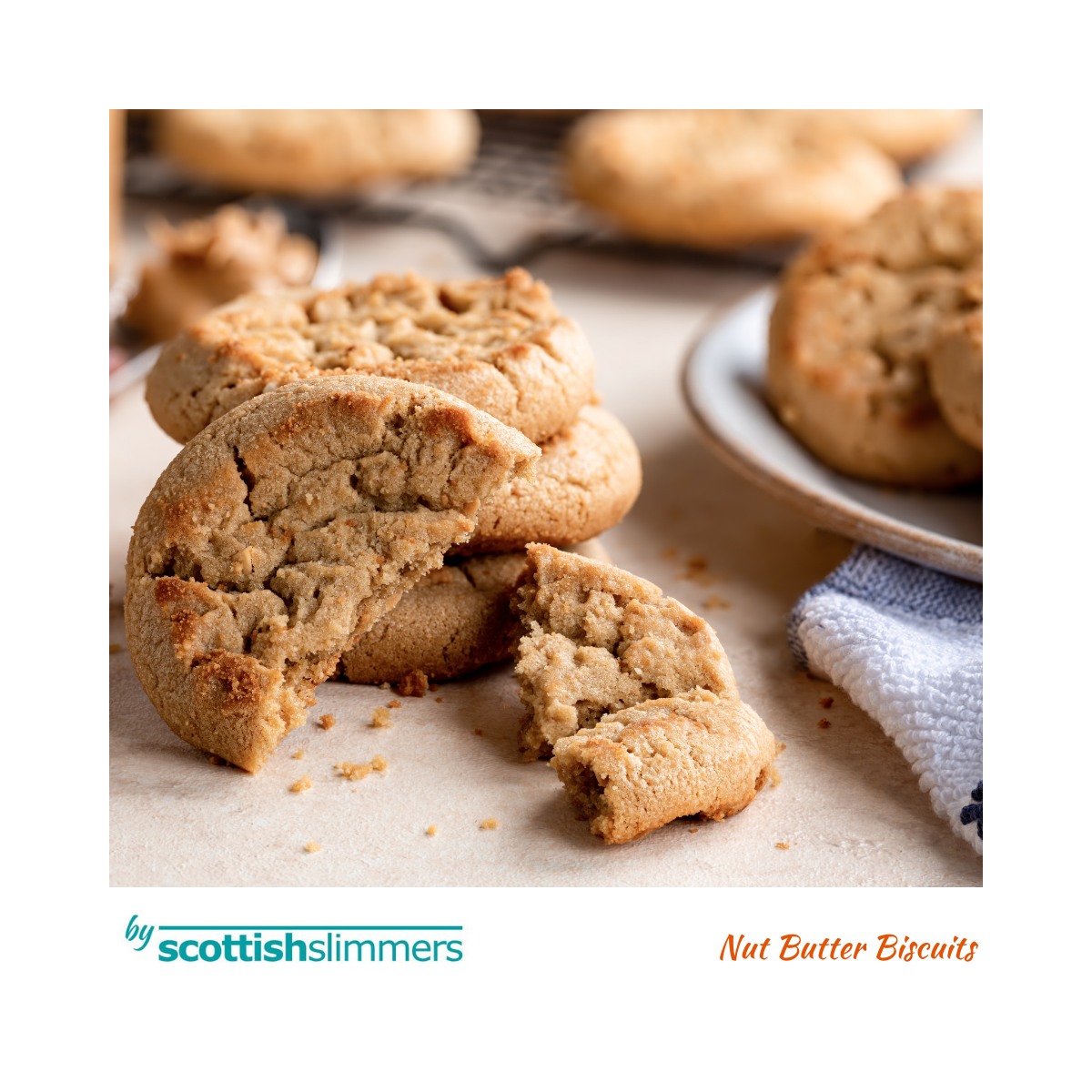 Nut Butter Biscuits - Scottish Slimmers