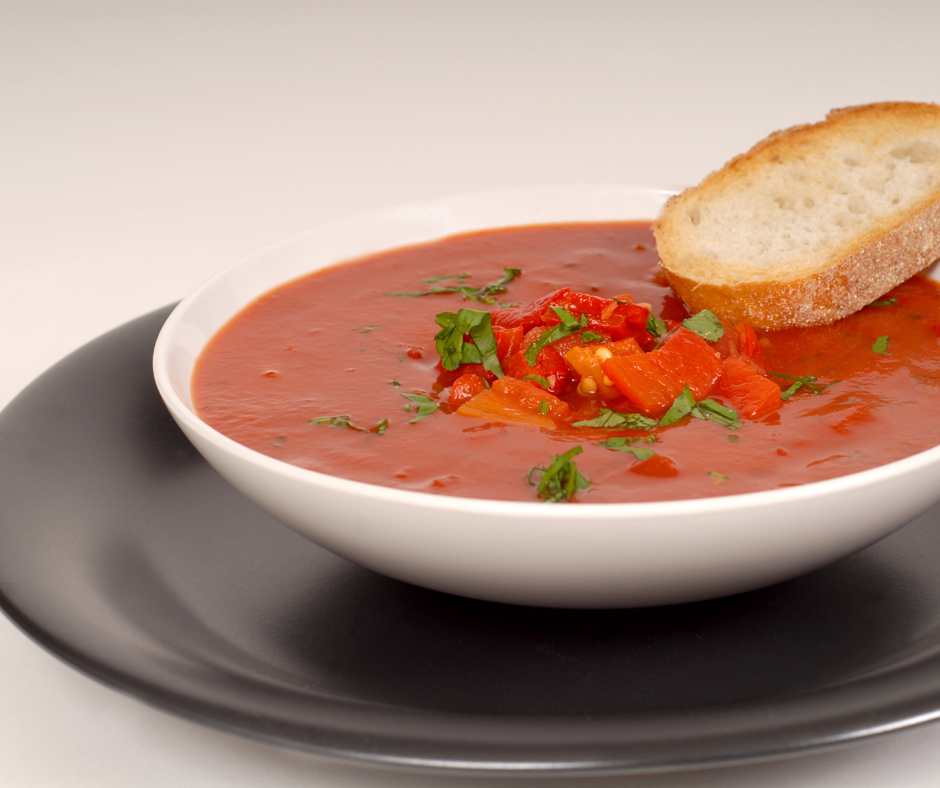 Tomato, Pepper & Barley Soup - Scottish Slimmers