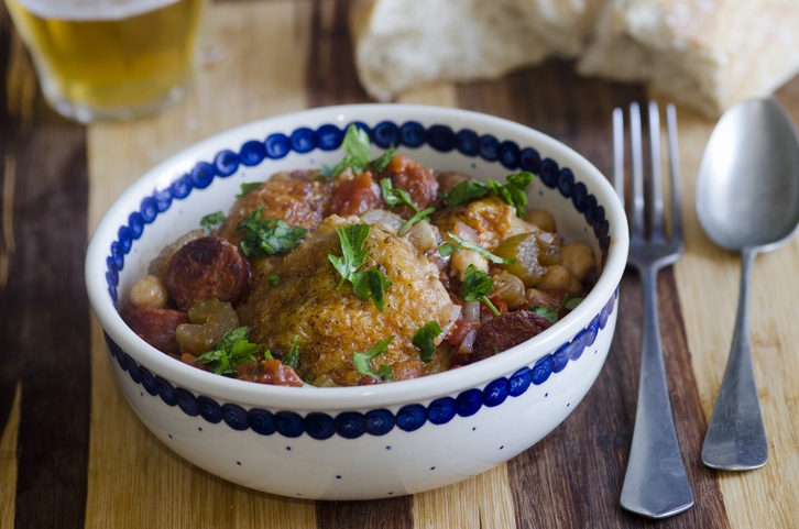 Chicken with chorio, chickpeas and kale case - Scottish Slimmers