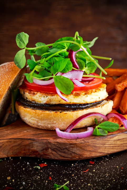 Halloumi and roasted vegetables - Scottish Slimmers