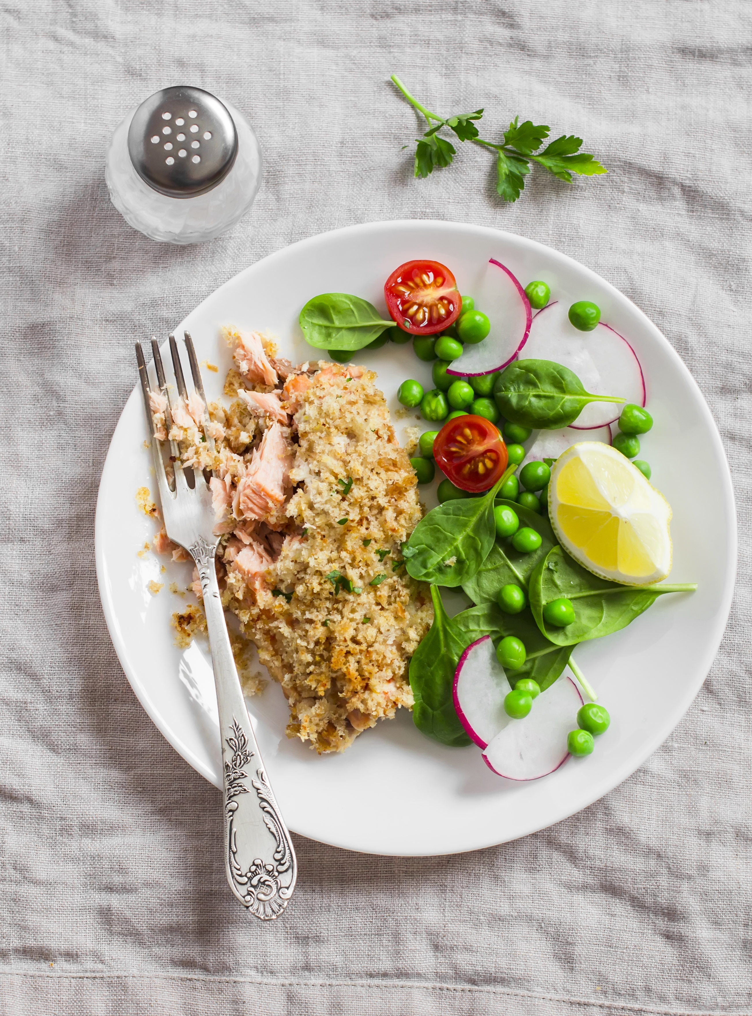 Crusted Sal salmon - Scottish Slimmers